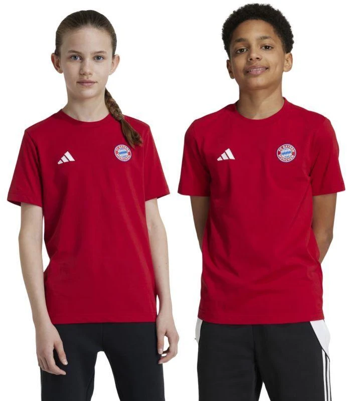 adidas FC Bayern Munchen vaikiški marškinėliai Raudona IT4138