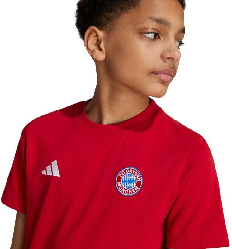 adidas FC Bayern Munchen vaikiški marškinėliai Raudona IT4138
