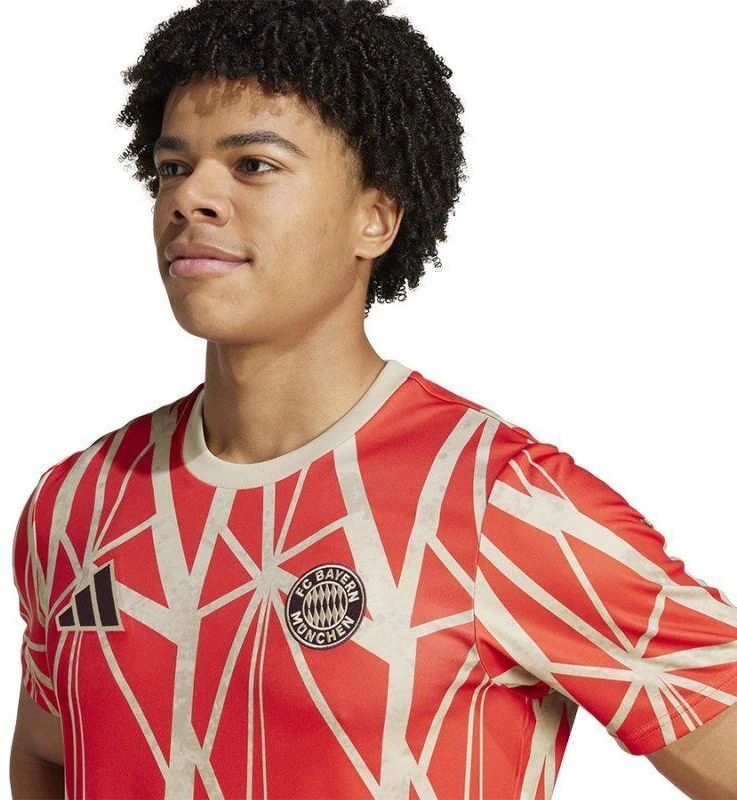 adidas FC Bayern priešrungtyniniai marškinėliai JSY M JD8335