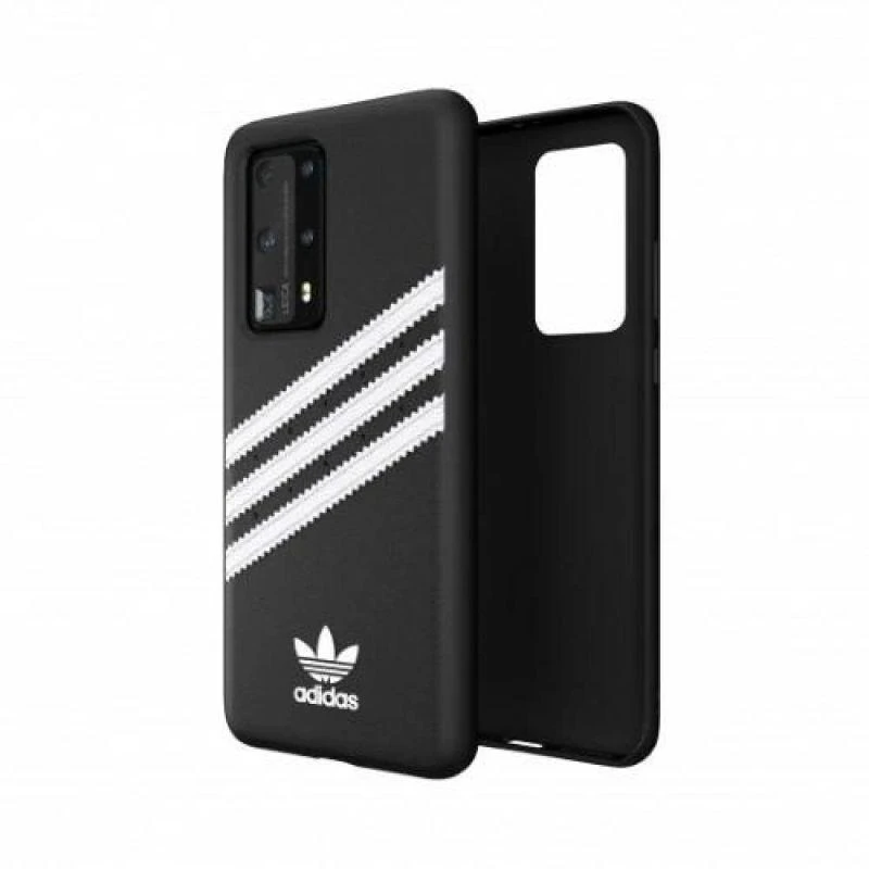 Dėklas Adidas OR Moulded PU SS20 Huawei P40 juodos spalvos-baltas 39062