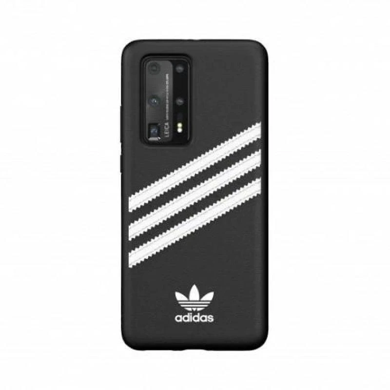 Dėklas Adidas OR Moulded PU SS20 Huawei P40 juodos spalvos-baltas 39062