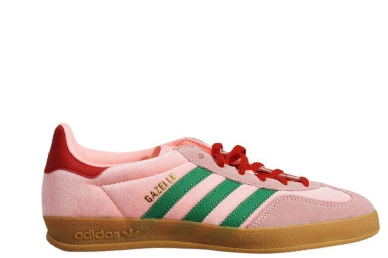 Adidas Gazelle Indoor Moteriški Batai Rožinis Aksomas - JI2713