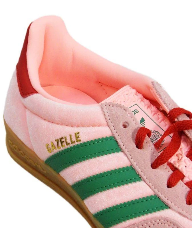 Adidas Gazelle Indoor Moteriški Batai Rožinis Aksomas - JI2713
