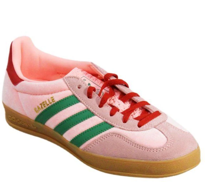 Adidas Gazelle Indoor Moteriški Batai Rožinis Aksomas - JI2713