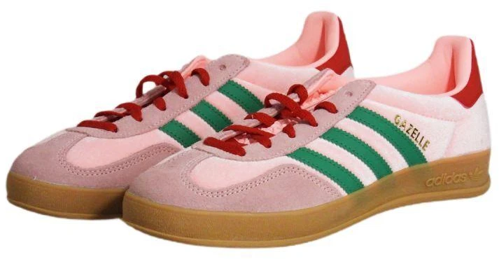 Adidas Gazelle Indoor Moteriški Batai Rožinis Aksomas - JI2713