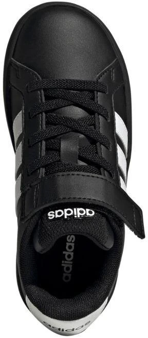 Adidas Grand Court 3.0 vaikiški batai, juodi ir balti KJ4369