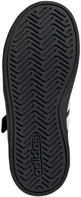 Adidas Grand Court 3.0 vaikiški batai, juodi ir balti KJ4369