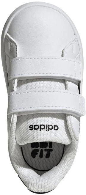 Adidas Grand Court 3.0 vaikiški bateliai, balti, HP3534