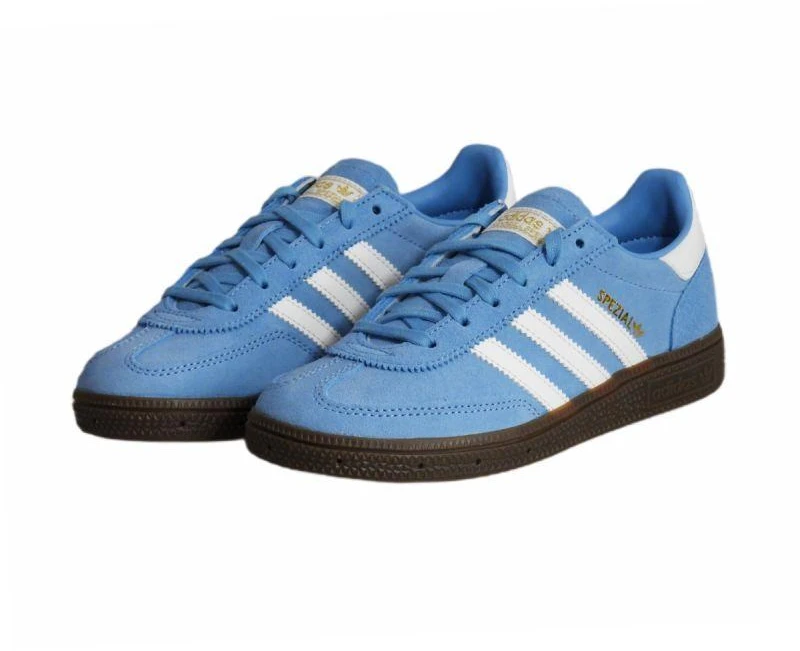 Adidas Handball Spezial vaikiški šviesiai mėlyni / debesėlių baltumo sportiniai bateliai - JI2896