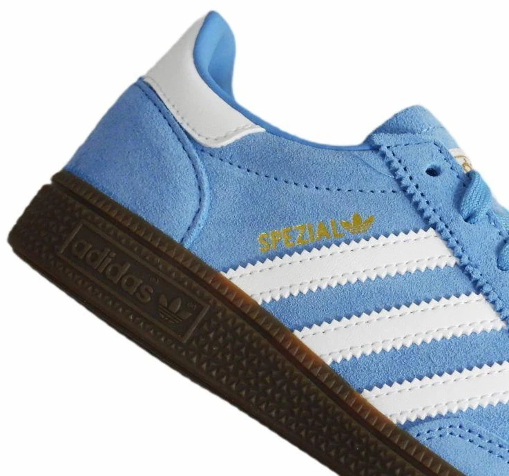 Adidas Handball Spezial vaikiški šviesiai mėlyni / debesėlių baltumo sportiniai bateliai - JI2896