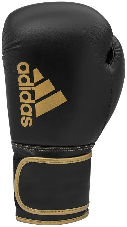 adidas HYBRID 80 ADIH80 bokso pirštinės, juodos/auksinės spalvos