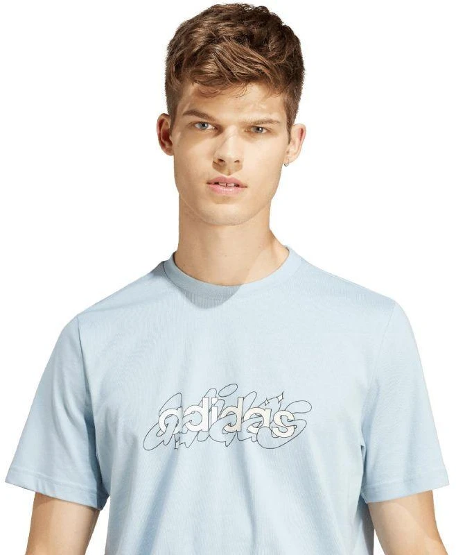 Adidas Iliustruoti Linijiniai Grafiniai Marškinėliai IS2867