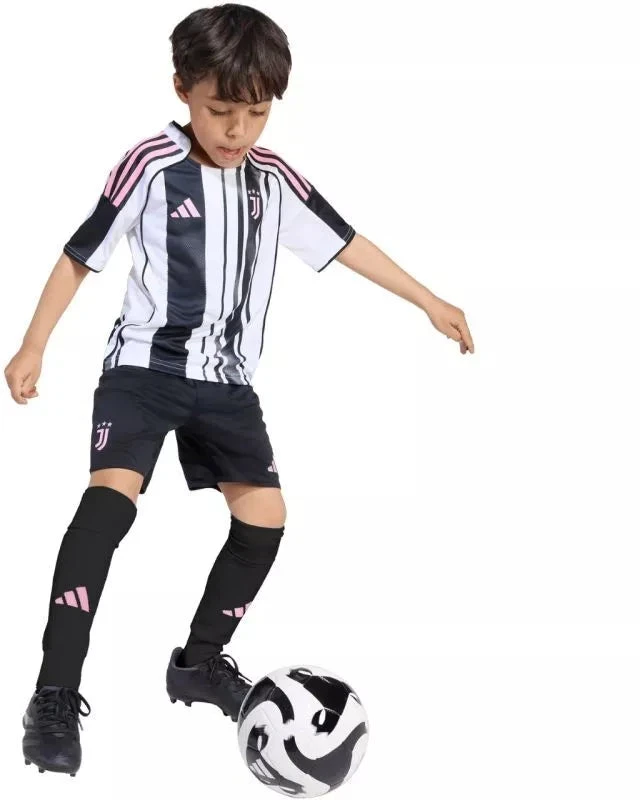 adidas Juventus 25/26 Vaikų namų komplektas, balta ir juoda, JN5220
