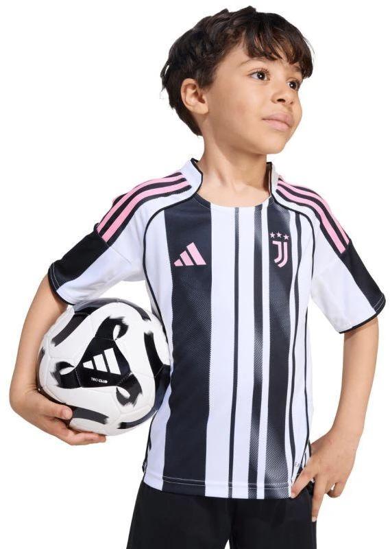 adidas Juventus 25/26 Vaikų namų komplektas, balta ir juoda, JN5220