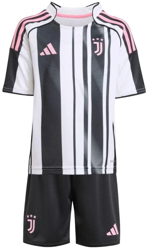 adidas Juventus 25/26 Vaikų namų komplektas, balta ir juoda, JN5220