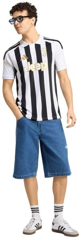 adidas „Juventus“ 26/27 vyriški marškinėliai, balti ir juodi, KC2285