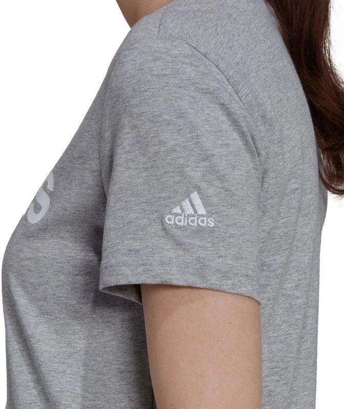 adidas Laisvalaikio Essentials Slim Logotipo Marškinėliai W HL2053
