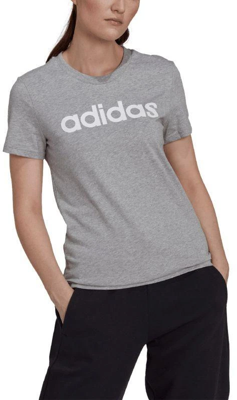 adidas Laisvalaikio Essentials Slim Logotipo Marškinėliai W HL2053