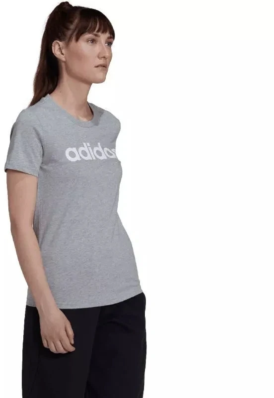 adidas Laisvalaikio Essentials Slim Logotipo Marškinėliai W HL2053