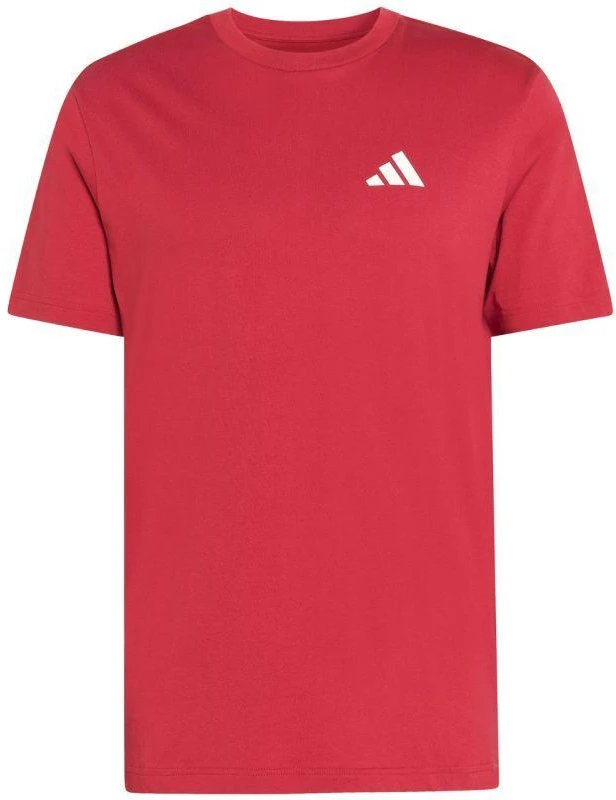 adidas Lauko kalnų dviračių sporto grafiniai vyriški marškinėliai Raudoni KB2538