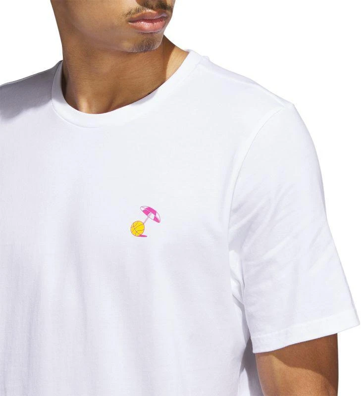 Adidas Lil Stripe Spring Break Graphic Marškinėliai trumpomis rankovėmis krepšiniui M IC1868