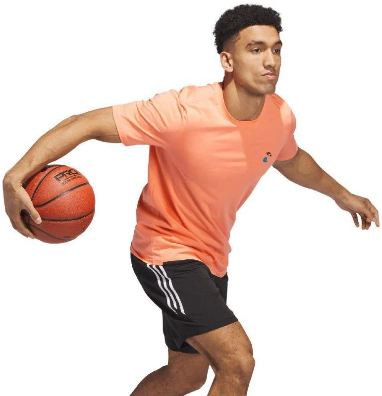 adidas Lil Stripe Trumpas Rankovėmis Krepsinio Marškinėliai M IC1869