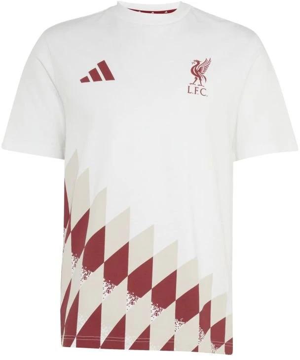 Adidas Liverpool FC marškinėliai su grafika, balti