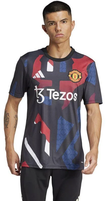 adidas Manchester United prieš rungtynes M marškinėliai JD7147