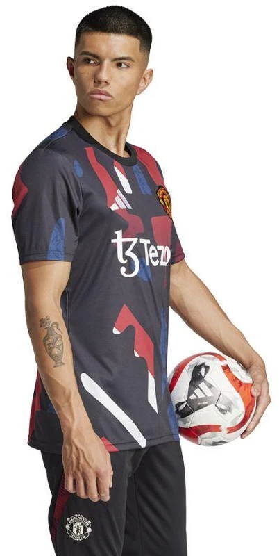 adidas Manchester United prieš rungtynes M marškinėliai JD7147