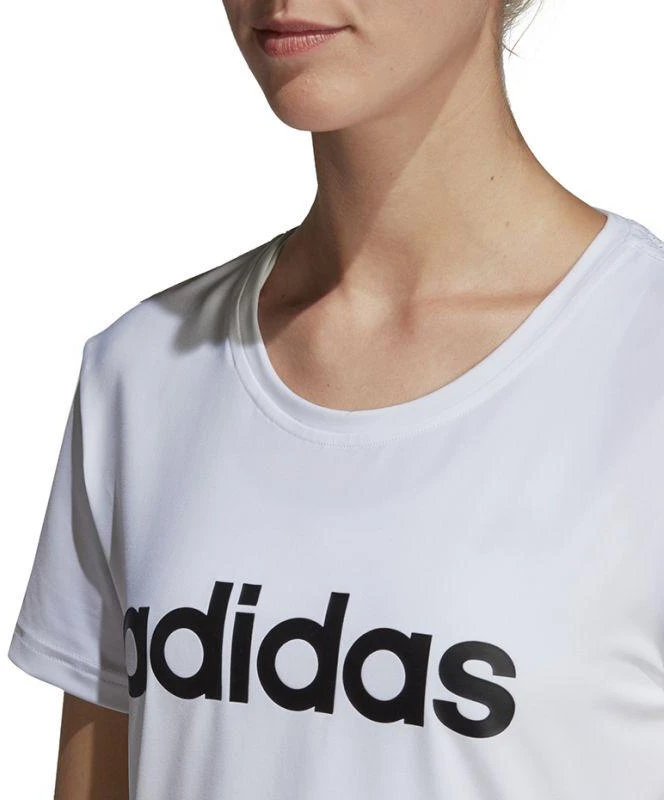 Adidas Moteriški D2M Logotipo Marškinėliai DU2080