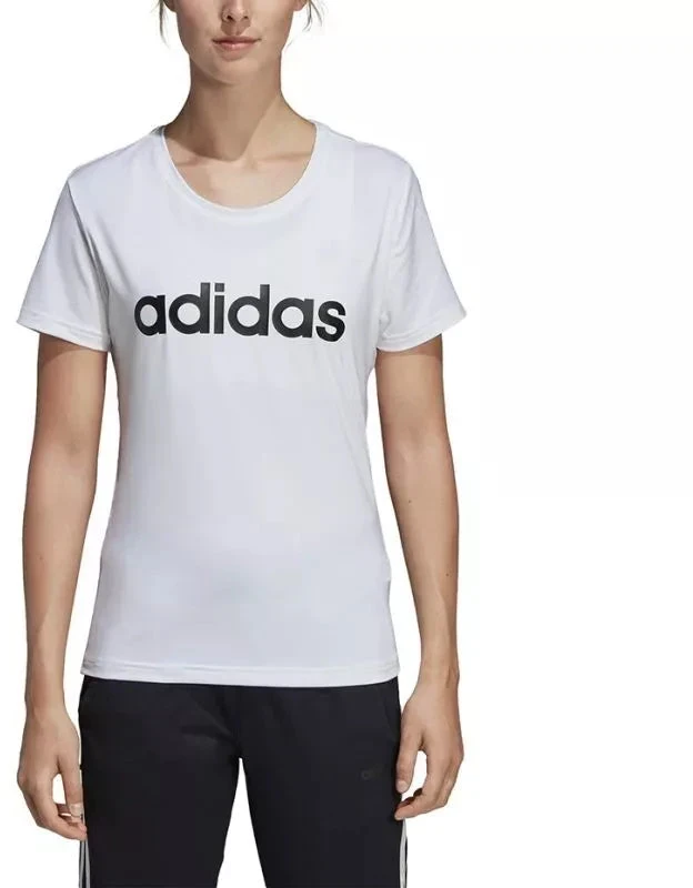 Adidas Moteriški D2M Logotipo Marškinėliai DU2080