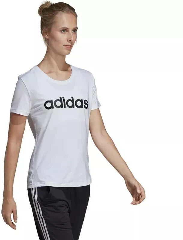 Adidas Moteriški D2M Logotipo Marškinėliai DU2080