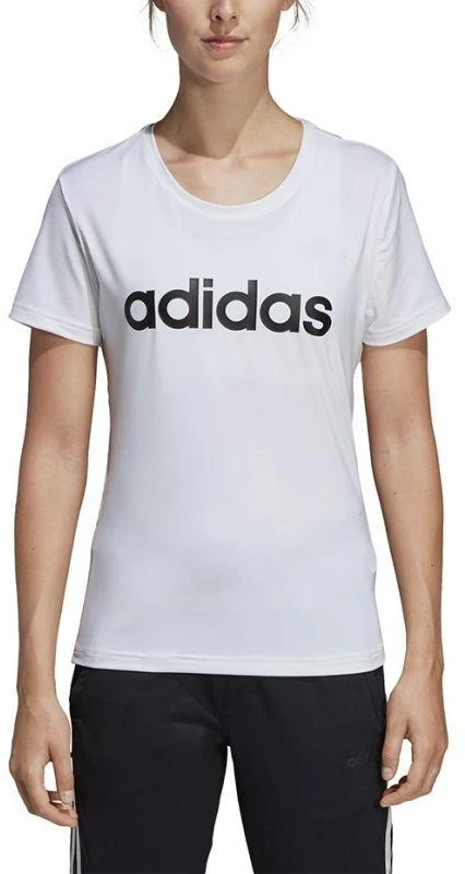 Adidas Moteriški D2M Logotipo Marškinėliai DU2080