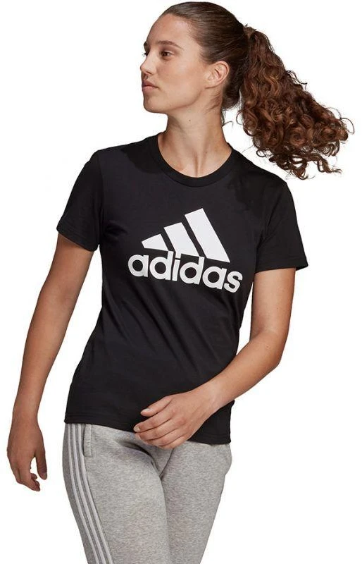 Adidas Moteriški Esminiai Įprasti Marškinėliai GL0722