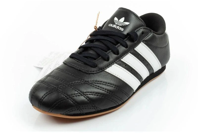 Adidas moteriški sportbačiai Taekwondo Lace juodi madingi odiniai