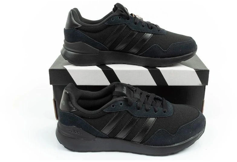 Adidas moteriški sportiniai bateliai Run 60s 4.0 lengvi juodi