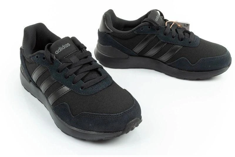 Adidas moteriški sportiniai bateliai Run 60s 4.0 lengvi juodi