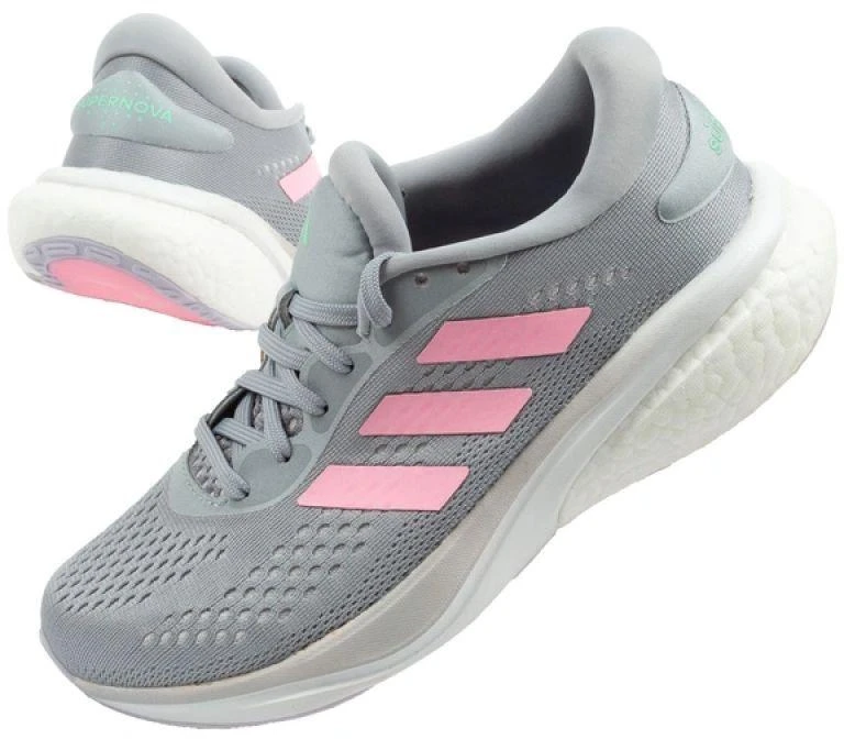 Adidas moteriški sportiniai bateliai Supernova 2 šviesiai pilki