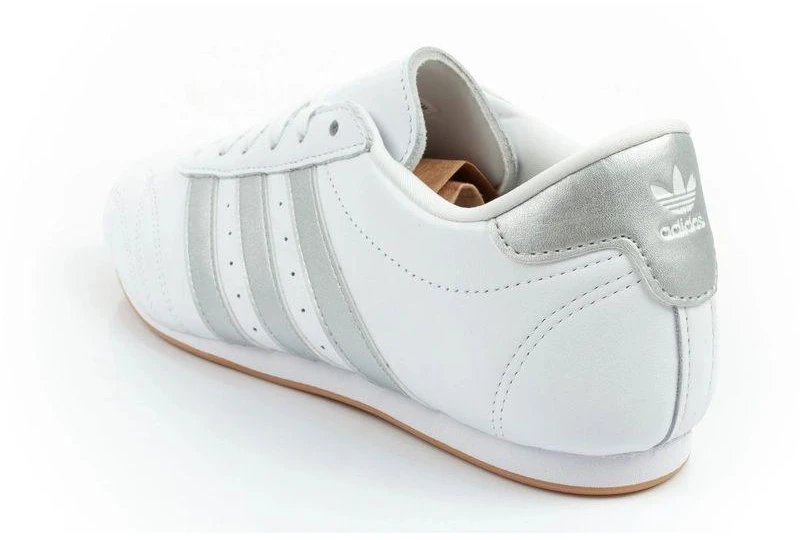 Adidas moteriški sportiniai Taekwondo bateliai su nėriniais, balti, stilingi, odiniai