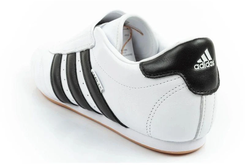 Adidas moteriški Taekwondo sportiniai bateliai, balti, odiniai, įsispiriami