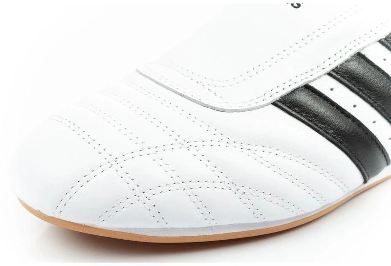 Adidas moteriški Taekwondo sportiniai bateliai, balti, odiniai, įsispiriami