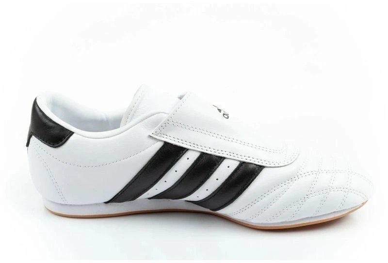 Adidas moteriški Taekwondo sportiniai bateliai, balti, odiniai, įsispiriami