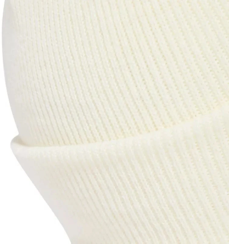 Adidas Naujo Logotipo kepurė su atvartu, kreminė JX5745