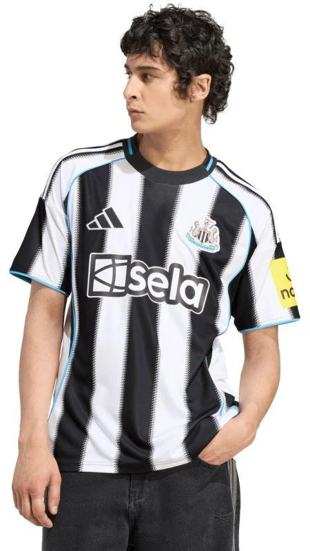 adidas Newcastle United FC 25/26 Namų Vyriški marškinėliai Balta/Juoda JI7382