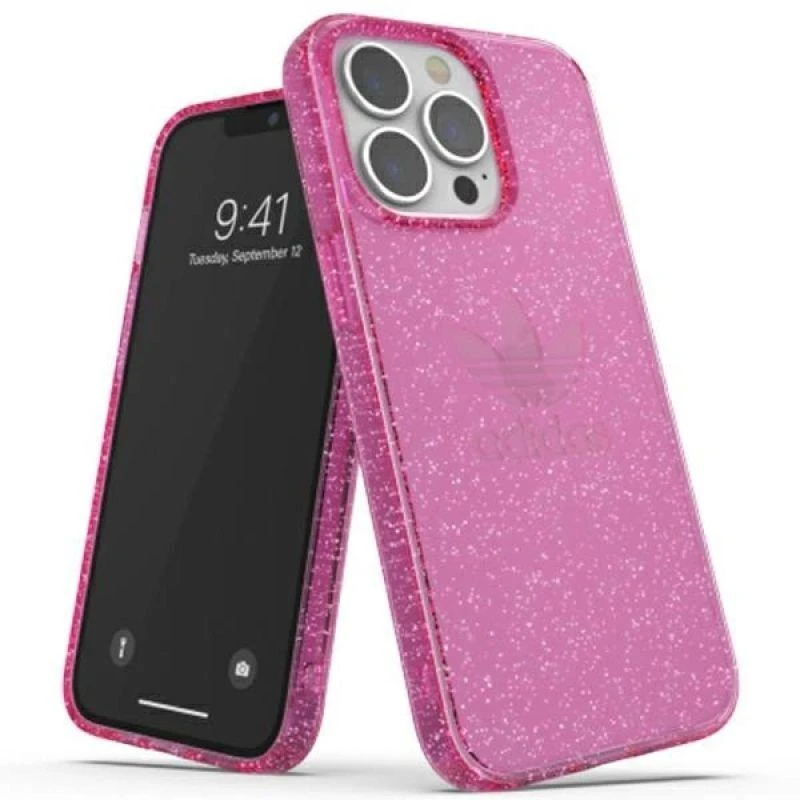 Apple iPhone 13 Pro Adidas OR Protective Clear Glitter rožinės spalvos
