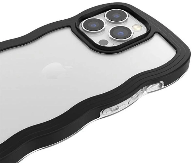 Adidas OR Wavy Dėklas iPhone 13 Pro/13 6,1″ juodos spalvos-skaidrus 51900