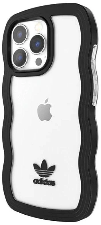 Adidas OR Wavy Dėklas iPhone 13 Pro/13 6,1″ juodos spalvos-skaidrus 51900
