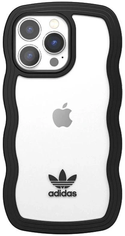Adidas OR Wavy Dėklas iPhone 13 Pro/13 6,1″ juodos spalvos-skaidrus 51900
