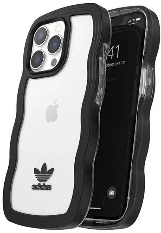 Adidas OR Wavy Dėklas iPhone 13 Pro/13 6,1″ juodos spalvos-skaidrus 51900