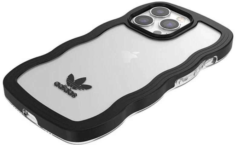 Adidas OR Wavy Dėklas iPhone 13 Pro/13 6,1″ juodos spalvos-skaidrus 51900